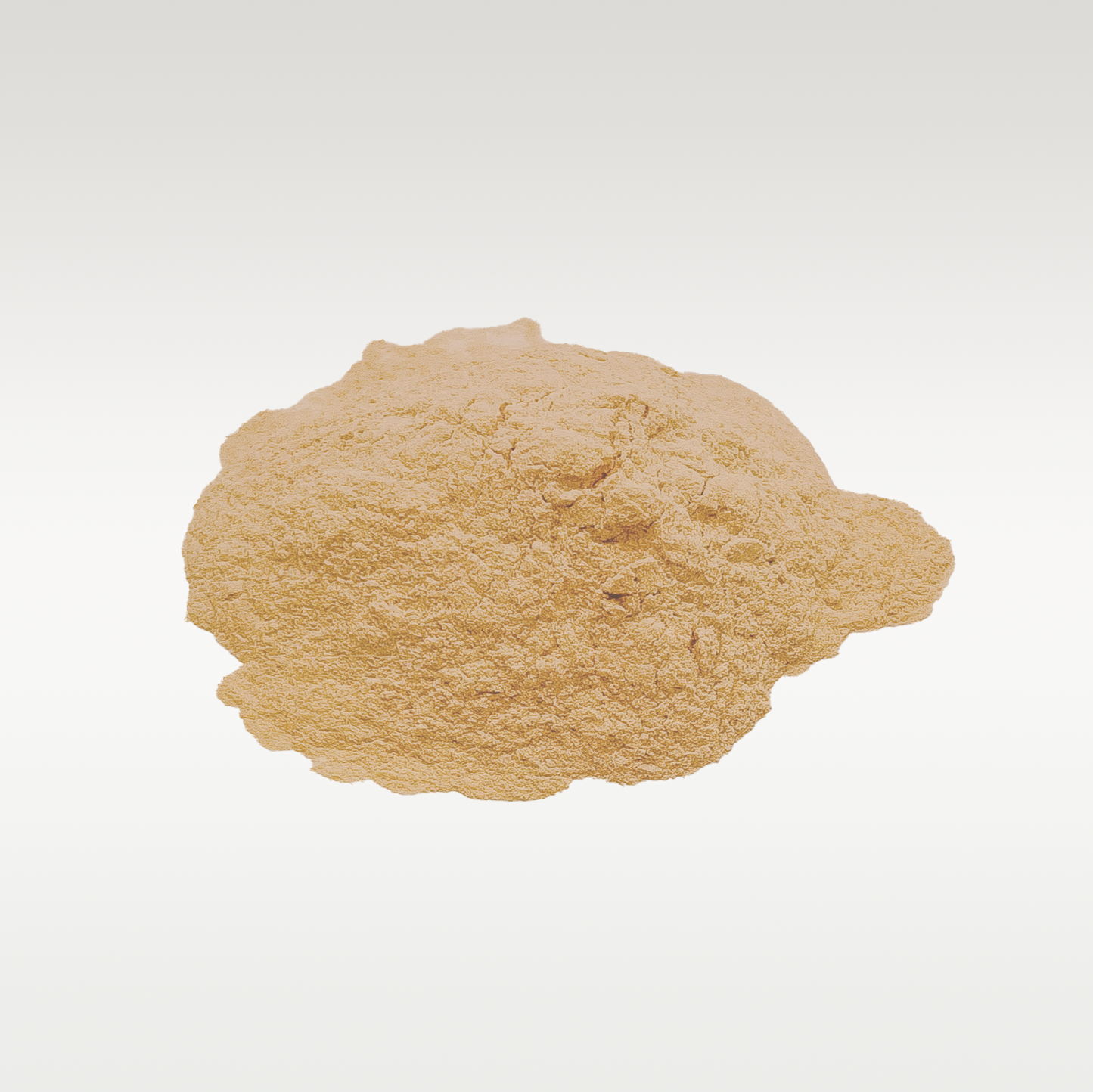 Fine, light-colored Baobab powder, highlighting its smooth texture.